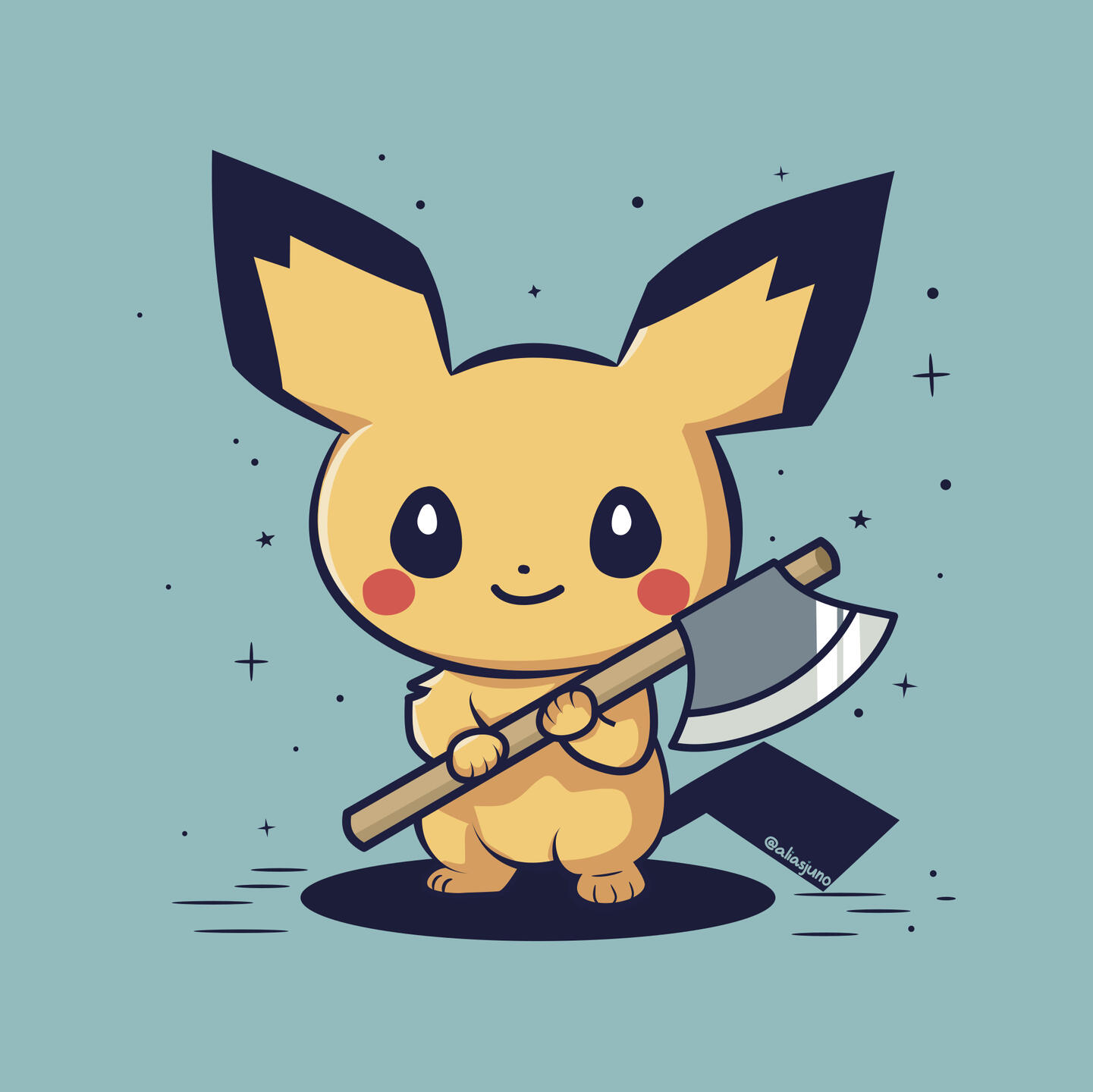 careful with that axe, pichu careful with that axe, pichu